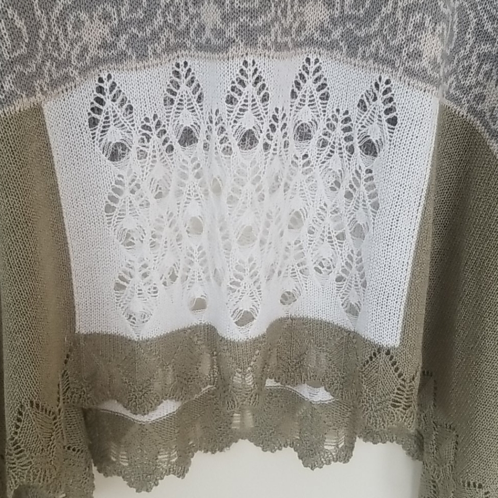 Beautifully detailed sweater.